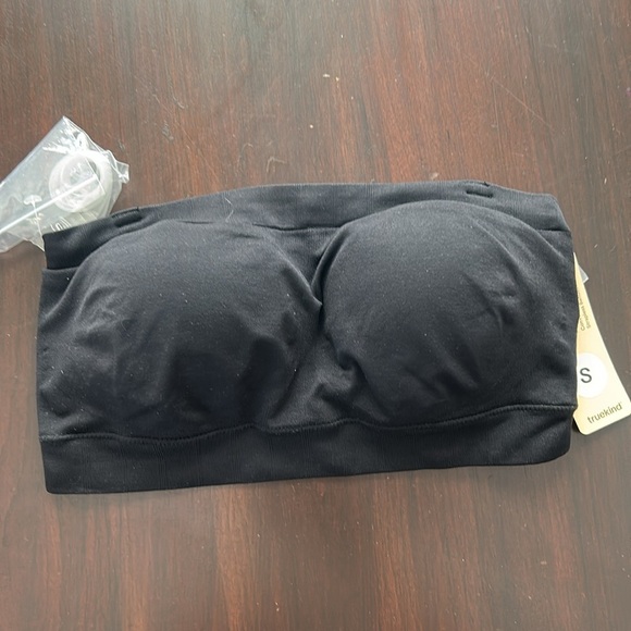 Truekind® by Shapermint Convertible Strapless Bandeau Bra Black Size S - Picture 9 of 12